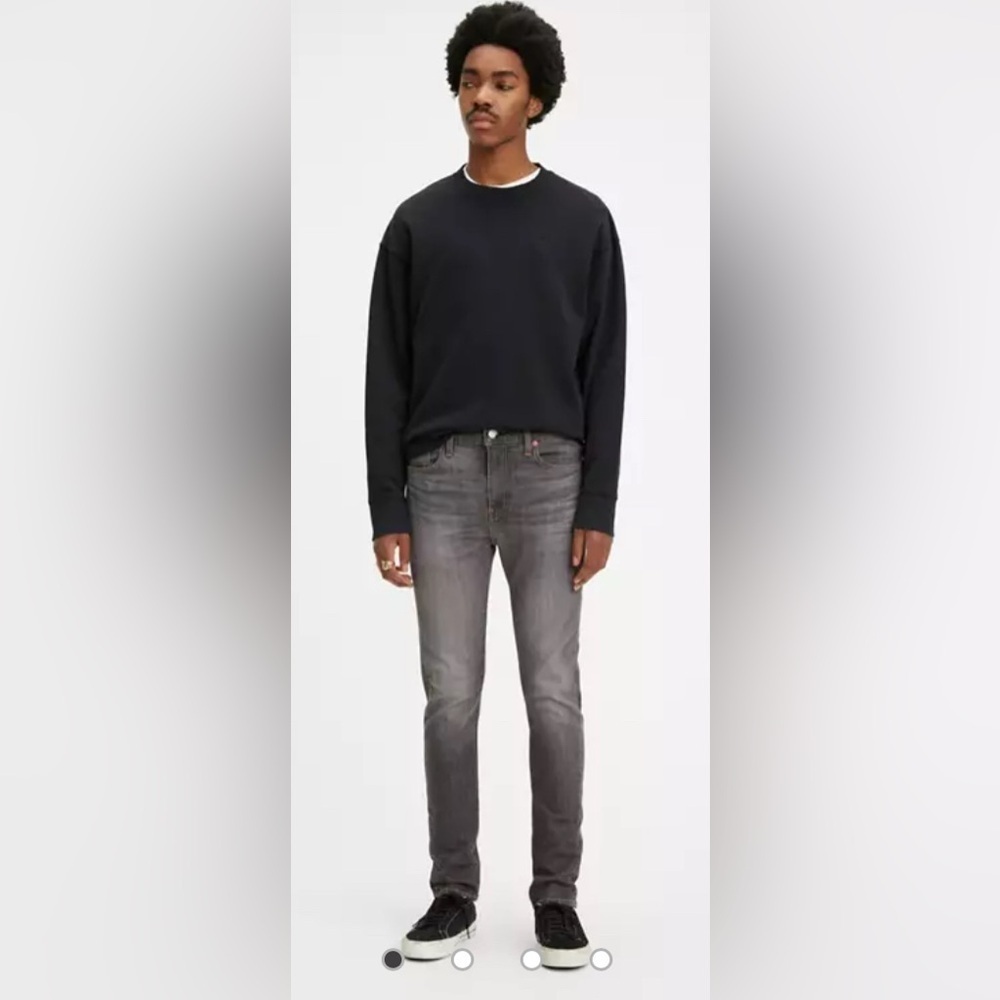 Levi’s premium 510 SKINNY FIT LEVI’S FLEX MEN'S JEANS, Eyser - Grey, size 28